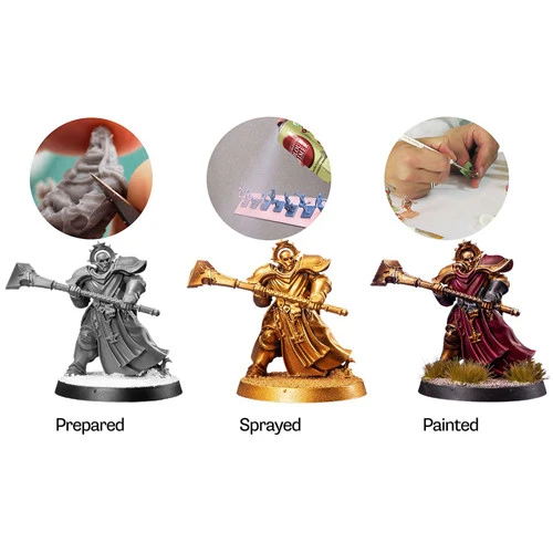 Army Painter Color Primer: Greedy Gold (400ml) 4 Army Painter Color Primer: Greedy Gold (400ml) - Image 2