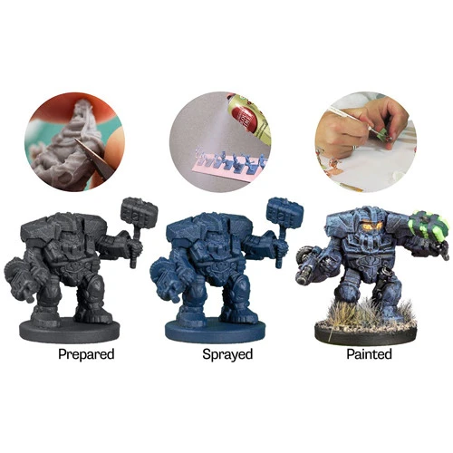 Army Painter Color Primer: Deep Blue (400ml) 4 Army Painter Color Primer: Deep Blue (400ml) - Image 2