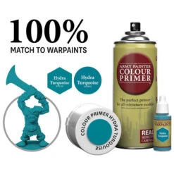 Army Painter Color Primer: Hydra Turquoise (400ml) -Gamegenic Store AMYCP3033 3