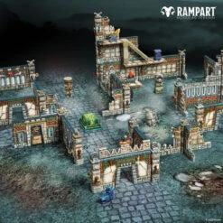 Rampart Modular Terrain: Kazumi Temple -Gamegenic Store ASRAM0005 3