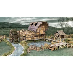 Battle Systems Terrain: Water Mill -Gamegenic Store BSTFWE015 4