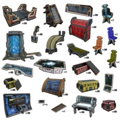 Battle Systems Terrain: Galactic Core Set -Gamegenic Store BSTSFC002 3