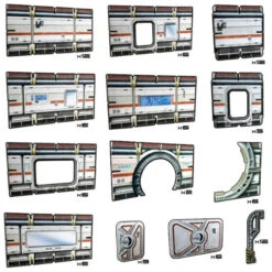 Battle Systems Terrain: Galactic Core Set -Gamegenic Store BSTSFC002 5