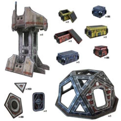 Battle Systems Terrain: Outlands Core Set -Gamegenic Store BSTSFC003 3