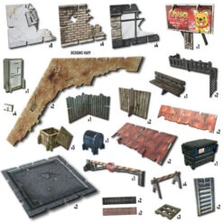 Battle Systems Terrain: City Block Core Set -Gamegenic Store BSTUAC001 3