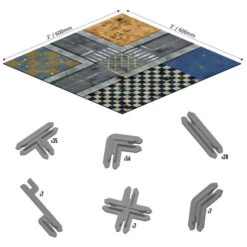 Battle Systems Terrain: City Block Core Set -Gamegenic Store BSTUAC001 5
