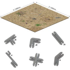 Battle Systems Terrain: Shanty Town Core Set -Gamegenic Store BSTUAC002 5