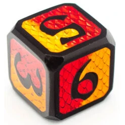 Die Hard Dice Polyhedral Set: Drakona - Embers Nali (7) (Preorder) -Gamegenic Store DHDM0205040 2
