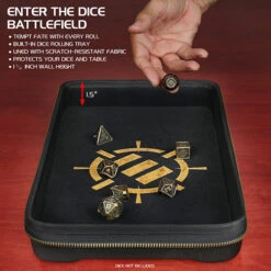 ENHANCE: Community Dice Case & XL Tray - Black -Gamegenic Store ENGTCET100BKEW 3