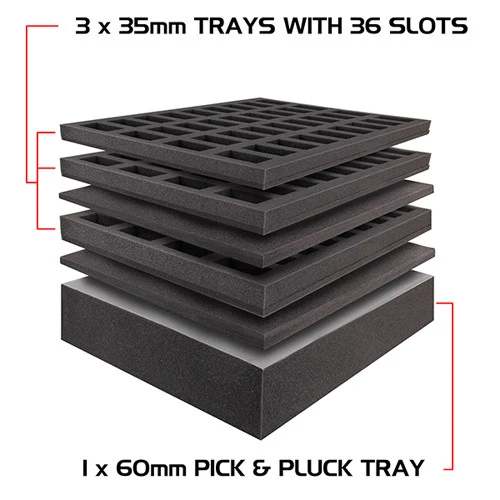 ENHANCE: Miniature Figure Travel Case - Black 5 ENHANCE: Miniature Figure Travel Case - Black - Image 3