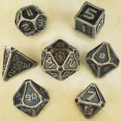 ENHANCE: Metal RPG Dice Set -Gamegenic Store ENGTDM7500BKEW 4