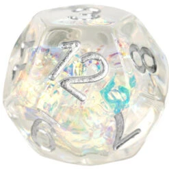 Metallic Dice Games: 16mm Polyhedral Set - Rainbow Frost (7) -Gamegenic Store MD759 3