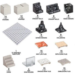 Monster Adventure Terrain: Painted - Cavern Set & Base Plate (141) -Gamegenic Store MON RMATCAVP554 3