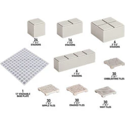 Monster Adventure Terrain: Unpainted - Core Set & Base Plate (173) -Gamegenic Store MON RMATCOR509 3