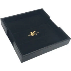 R4I Faux Leather Dice Box W/ Tray: Gold Foil Ranger Logo 7 R4I Faux Leather Dice Box W/ Tray: Gold Foil Ranger Logo -Gamegenic Store R4I44208 3