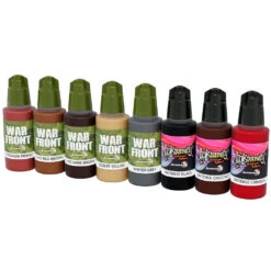 War Front Paint Set: Colors For Uniforms - Leather Equipment (Preorder) -Gamegenic Store S75 SSE 071 2