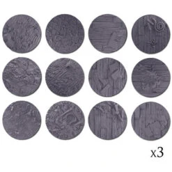 Warcradle Scenics: Mesa & Frontier Town - Medium Bases Set -Gamegenic Store WSA680016 3