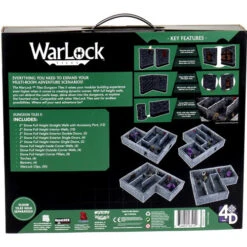 WarLock Tiles: Dungeon Tiles 2 - Full Height Stone Walls Expansion -Gamegenic Store WZK16514 2