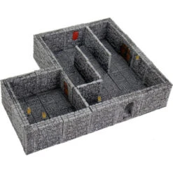 WarLock Tiles: Dungeon Tiles 2 - Full Height Stone Walls Expansion -Gamegenic Store WZK16514 4