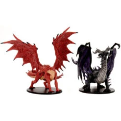 Pathfinder Battles: City Of Lost Omens - Adult Red & Black Dragons Premium Set -Gamegenic Store WZK97502 4