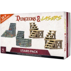 Dungeons & Lasers: Stairs Pack 13 Dungeons & Lasers: Stairs Pack -Gamegenic Store asdnl0038
