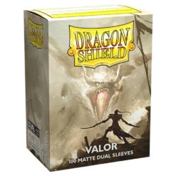Dragon Shield Sleeves: Matte Dual - Valor (100) -Gamegenic Store at 15059