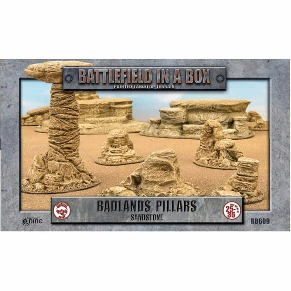 Battlefield In A Box: Badlands Pillars - Sandstone 3 Battlefield In A Box: Badlands Pillars - Sandstone
