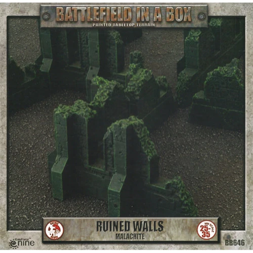 Battlefield In A Box: Ruined Walls - Malachite 3 Battlefield In A Box: Ruined Walls - Malachite