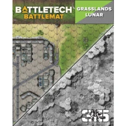 Battletech Battlemat: Lunar / Grasslands B