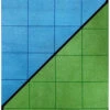 Chessex Reversible Battlemat: 1-inch Square - Blue/Green (23.5" X 26")