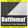 Chessex Reversible Battlemat: 1-inch Square - Black/Grey (23.5" X 26") -Gamegenic Store chx96480 1