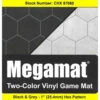 Chessex Reversible Megamat: 1-inch Hex - Black/Grey (34.5" X 48") -Gamegenic Store chx97680 1