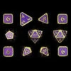 Die Hard Dice Polyhedral Set: Mythica - Gold Amethyst (11) (Last Chance) -Gamegenic Store dhdm0102081