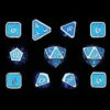 Die Hard Dice Polyhedral Set: Mythica - Platinum Aquamarine (11) (Last Chance) -Gamegenic Store dhdm0102141