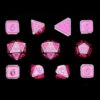 Die Hard Dice Polyhedral Set: Mythica - Platinum Pink Sapphire (11) (Last Chance) -Gamegenic Store dhdm0102171