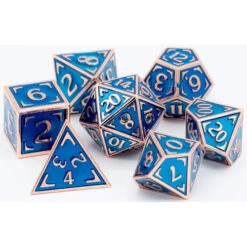 Die Hard Dice Polyhedral Set: Reticle - Uchronia Nautilus (7)