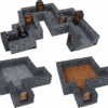 WarLock Tiles: Dungeon Tiles Expansion - One Inch Straight Walls 2 WarLock Tiles: Dungeon Tiles Expansion - One Inch Straight Walls -Gamegenic Store dungeon wall