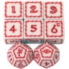 The One Ring 2E RPG: White Dice Set -Gamegenic Store flftor006 1