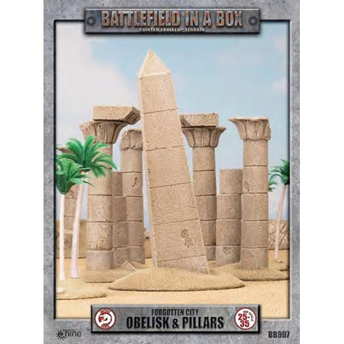 Battlefield In A Box: Forgotten City - Obelisk & Pillars 3 Battlefield In A Box: Forgotten City - Obelisk & Pillars