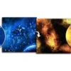 Gaming Mat: Icy Comets / Yellow Space (36" X 36") (Last Chance) -Gamegenic Store gf9bb953 1