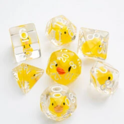 Gamegenic Embraced Series Polyhedral Set: Rubber Duck (7) -Gamegenic Store ggs50001ml 2