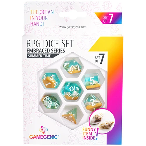Gamegenic Embraced Series Polyhedral Set: Summer Time (7) (Preorder) 3 Gamegenic Embraced Series Polyhedral Set: Summer Time (7) (Preorder)