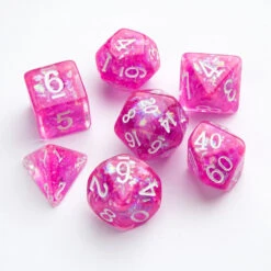 Gamegenic Candy-like Series Polyhedral Set: Rasberry (7) 7 Gamegenic Candy-like Series Polyhedral Set: Rasberry (7) -Gamegenic Store ggs50009ml 2