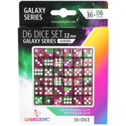 Gamegenic Galaxy Series 12mm D6 Set: Aurora (36)