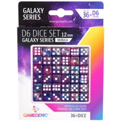 Gamegenic Galaxy Series 12mm D6 Set: Nebula (36)