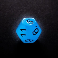 Gamegenic Glow Series Polyhedral Set: Icy Crumbs (7) -Gamegenic Store ggs50028ml 6