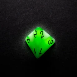 Gamegenic Glow Series Polyhedral Set: Toxic Stones (7) -Gamegenic Store ggs50029ml 5