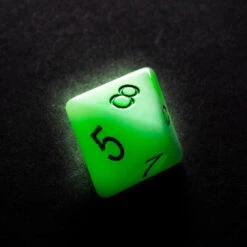 Gamegenic Glow Series Polyhedral Set: Toxic Stones (7) -Gamegenic Store ggs50029ml 6