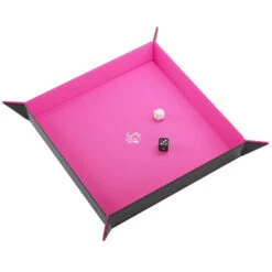 Gamegenic Magnetic Dice Tray: Square Black/Pink (Preorder) 9 Gamegenic Magnetic Dice Tray: Square Black/Pink (Preorder) -Gamegenic Store ggs60049ml 4