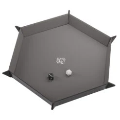 Gamegenic Magnetic Dice Tray: Hexagonal Black/Gray (Preorder) -Gamegenic Store ggs60058ml 4